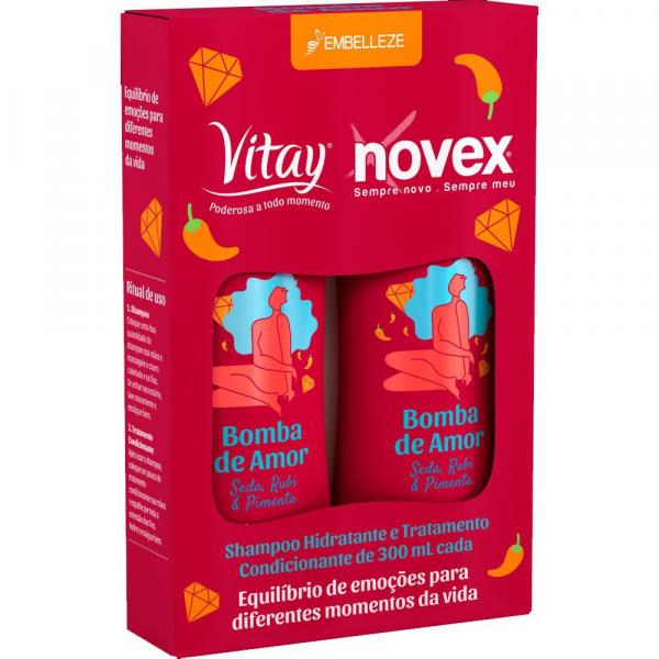 Kit Shampoo e Condicionador Vitay Bomba de Amor - Embelleze