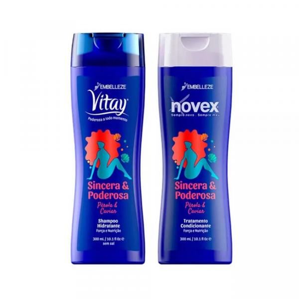 Kit Shampoo e Condicionador Vitay Sincera e Poderosa - 300ml