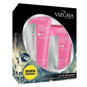 Kit Shampoo e Condicionador Vizcaya Brilho + Vitaminas