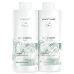 Kit Shampoo e Condicionador Wella Nutricurls 2x1000ml