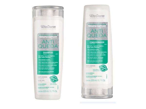 Kit Shampoo e Condionador Anti-Queda Vita Derm