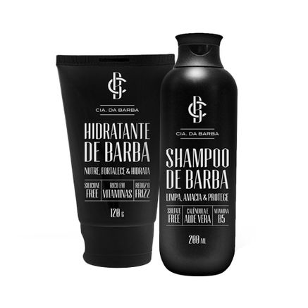 Kit Shampoo e Hidratante de Barba Cia da Barba