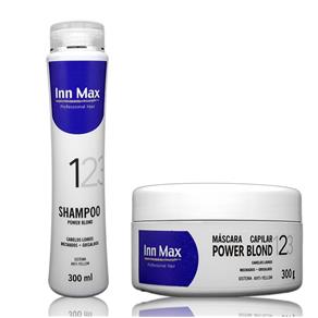 Kit Shampoo e Máscara Condicionante Innmax Power Blond 300G