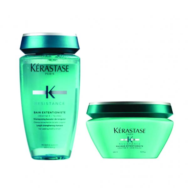 Kit Shampoo e Máscara Kérastase Resistance Extentioniste (250ml e 200ml) - Kerastase