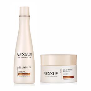 Kit Shampoo e Máscara Nexxus Oil Infinite Frizz Defying