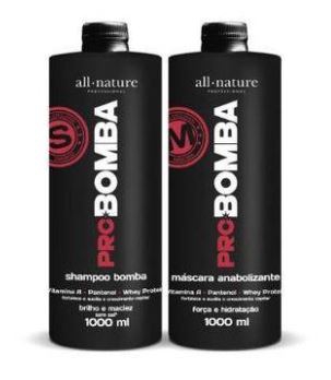 Kit Shampoo e Máscara Pro Bomba - All Nature