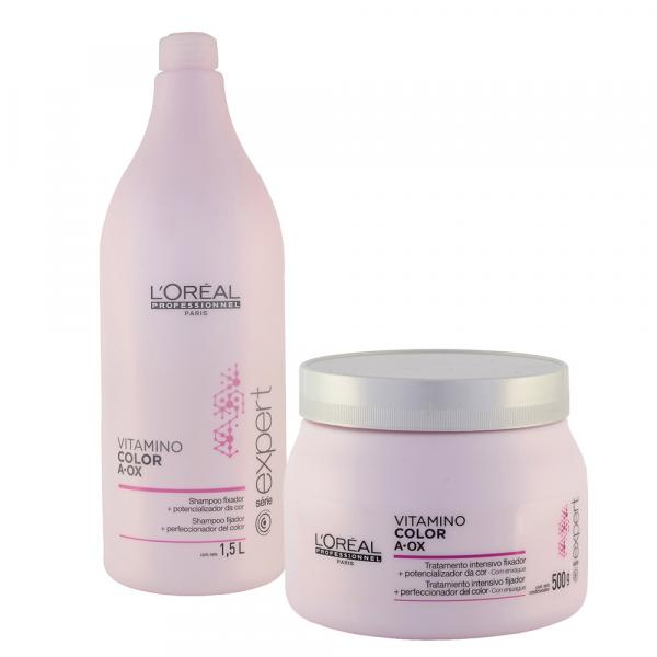 Kit Shampoo e Máscara Vitamino Color AOX - LOréal Professionnel - Loréal Profissional