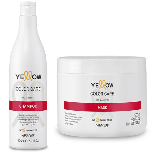 Kit Shampoo e Máscara Yellow Color Care 500ml