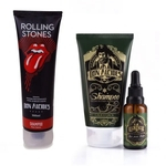 Kit - Shampoo e Óleo Barba - Calico Jack e Shampoo Cabelo Rolling Stones - Don Alcides