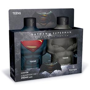 Kit Shampoo 2 em 1 Biotropic Batman X Superman - 2 X 250ml