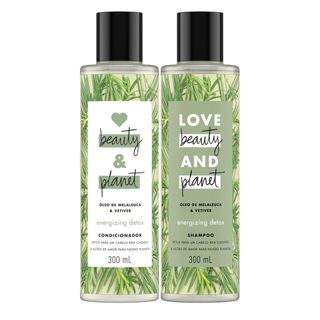Kit Shampoo Energizing Detox Love Beauty And Planet + Condicionador Leve Mais e Pague Menos