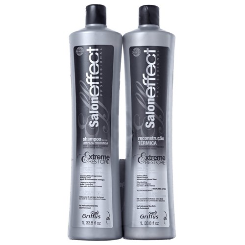 Kit Shampoo Limpeza Profunda + Reconstrução Térmica Extreme Restore Sa...