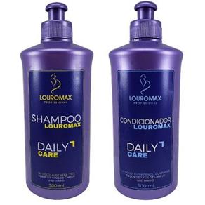 Kit Shampoo Louromax 300ml e Condicionador 300ml Daily Care
