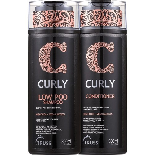 Kit Shampoo Low Poo + Condicionador Curly 2X300Ml Truss