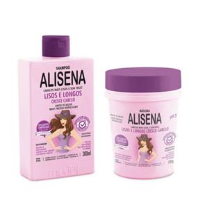 Kit Shampoo + Mascara Alisena Lisos e Longos Muriel