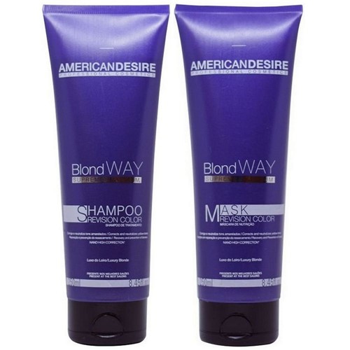 Kit Shampoo + Máscara Blond Way 2X250Ml American Desire