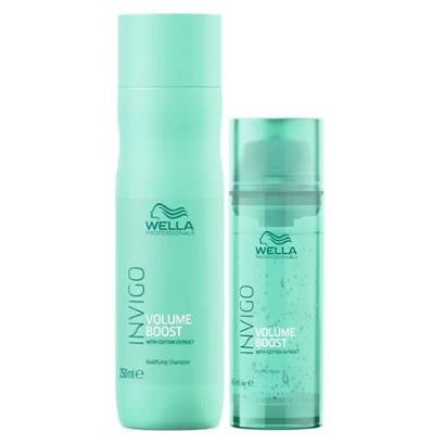 Kit Shampoo + Máscara Capilar Wella Professionals Volume Booster