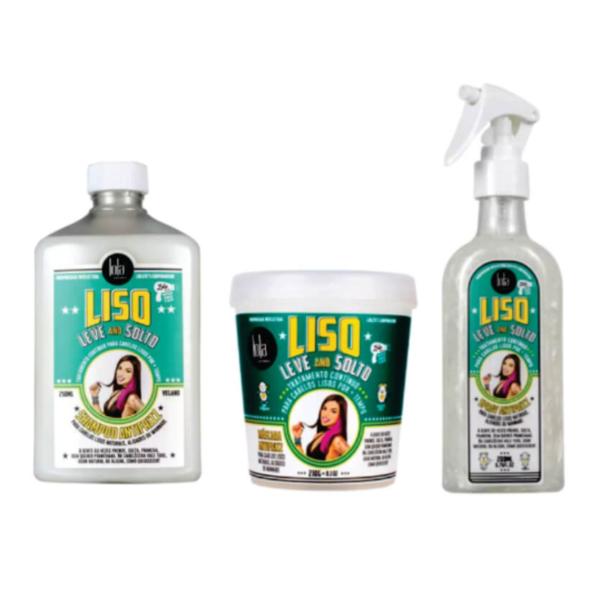Kit Shampoo Máscara e Spray Lola - Liso Leve And Solto
