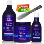 Kit Shampoo Matizador + Máscara Matizadora + Leave-in Blond
