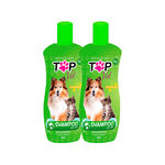Kit 2 Shampoo Neutro para cachorro 500ml cada Hipoalergênico Top Vet
