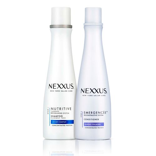 Kit Shampoo Nexxus Nutritive 250ml + Condicionador Emergencée 250ml