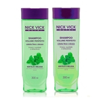 Kit Shampoo Nick Vick Volume Perfeito 300ml 2 Unidades