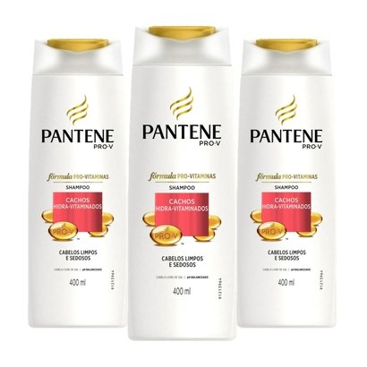 Kit Shampoo Pantene Cachos Definidos 400Ml com 3 U