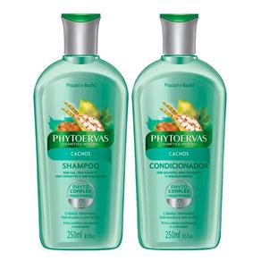 Kit Shampoo Phytoervas Cachos 250ml + Condicionador Phytoervas Cachos 250ml