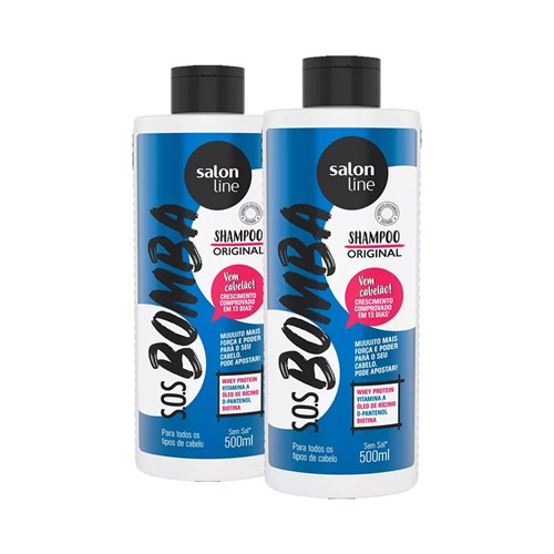 Kit Shampoo Salon Line S.O.S Bomba de Vitaminas 500ml com 30% de Desconto na 2ª Unidade
