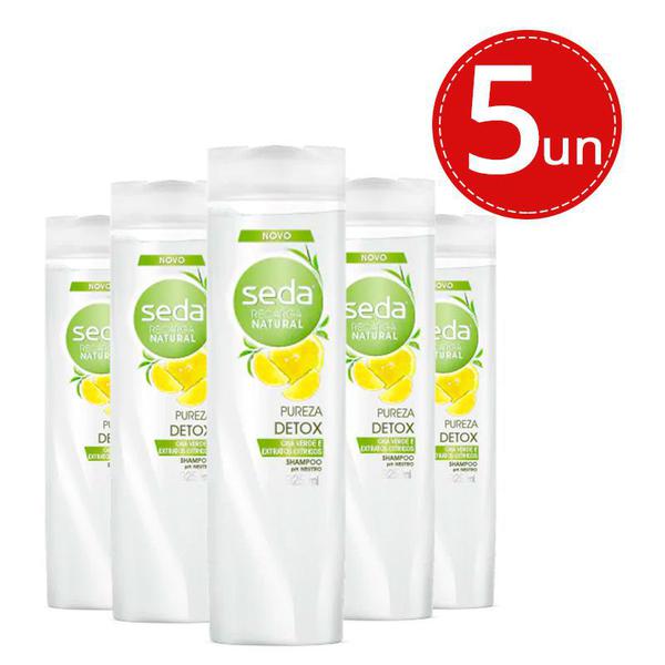 Kit Shampoo Seda Pureza Refrescante 325ml - 5 Unidades