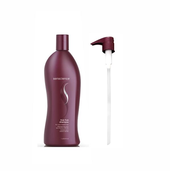 Kit Shampoo Senscience True Hue 1000ml e Válvula Pump