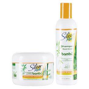 Kit Shampoo Silicon Mix Nutritivo Bambú + Mascara Tratamento Capilar Nutritivo Bambú - 238 Ml