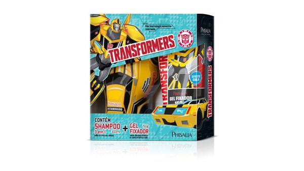 Kit Shampoo Transformers 3x1 300ml + Gel Fixador 150g