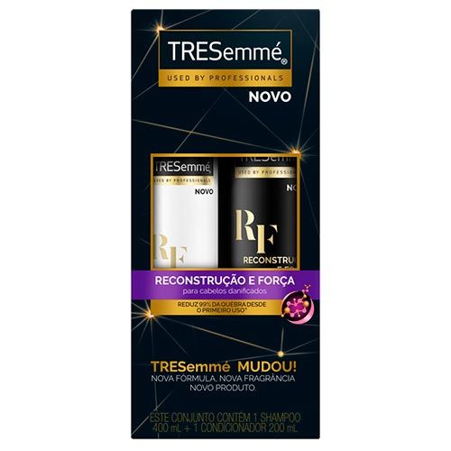 Kit Shampoo Tresemme Reconstrução e Força 400ml + Condicionador 200ml