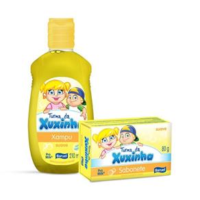 Kit Shampoo Turma da Xuxinha Suave - 210mL GRÁTIS Sabonete Suave