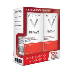 Kit Shampoo Vichy Dercos Energizante Antiqueda - 2 X 200ml
