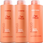 Kit Shampoo 2x1 L + Condicionador 1 L Invigo Nutri-Enrich Wella