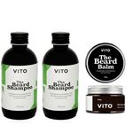 Kit - 2 Shampoos para Barba The Beard Shampoo + Balm - Vito