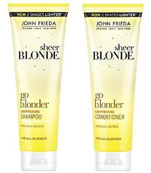 Kit Sheer Blonde Go Blonder John Frieda Shampoo e Condicionador 250ml