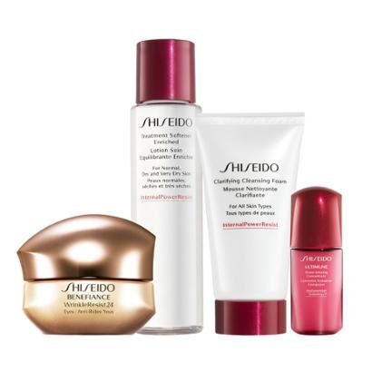 Kit Shiseido Benefiance Creme + Espuma + Balanceador + Sérum