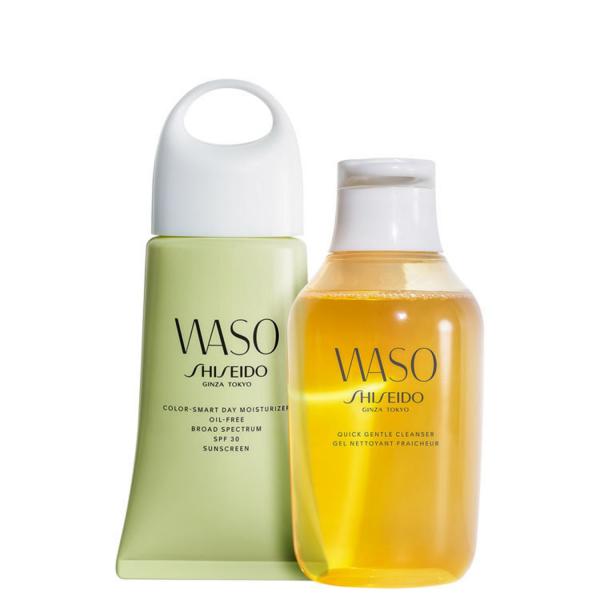 Kit Shiseido Waso Cleanser Color Oil Free (2 Produtos)