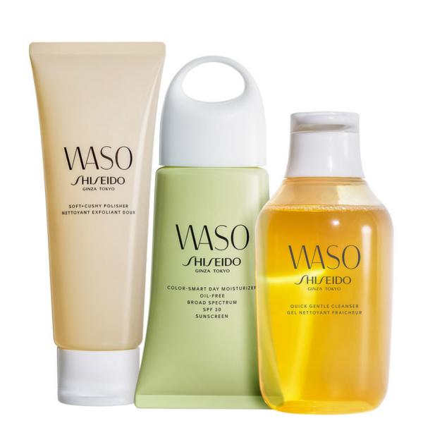 Kit Shiseido Waso Color-smart Day Oil-free (3 Produtos)