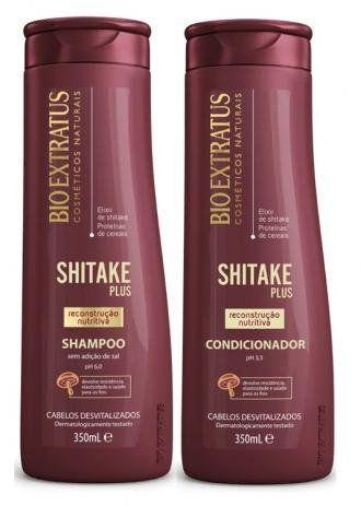 Kit Shitake Plus Shampoo + Condicionador 350ml - Bioextratus