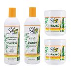 Kit Silicon Mix Bambu com 2 Shampoo 473ml + 2 Máscara 450g