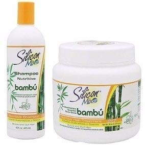 Kit Silicon Mix Bambu Shampoo 473ml e Mascara 1020ml