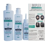 Kit Sistema de Tratamento Soft Hair Bioplex Nasce Fios Sh, Cond e Tônico