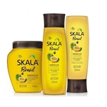 Kit Skala Brasil Maracujá e Óleo de Patauá Shampoo+Condicionador+Mascara de Tratamento 1kg