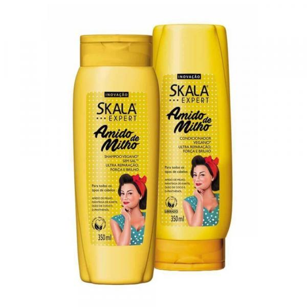 Kit Skala Shampoo 350ml+condicionador 350ml Amido de Milho