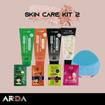 Kit 2: Skin Care Esponja Facial Elétrica + 1 Sabonete Esfoliante + 3 Gel