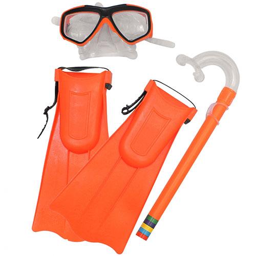 Kit Snorkel com Máscara e Nadadeiras - Bel Fix